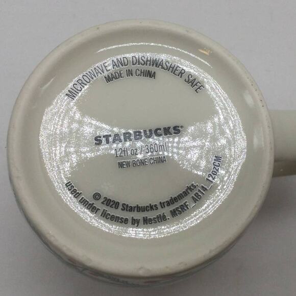 Starbucks Christmas Ceramic 12oz Coffee Mug Cup Holly Berry - Picture 4 of 4